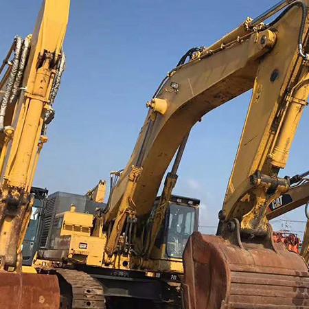 excavator used komatsu PC850 excavator change rock arm crushing hammer Komatsu
