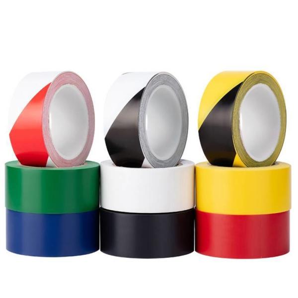Pressure Sensitive Adhesive Type PVC Marking Tape For Safety Floor Marking