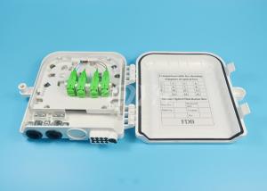 Wholesale SC/APC 8 Port Fibre Optic Termination Box , Optical Fiber Termination Box FTTH from china suppliers
