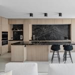 Wood Luxury Full Luxury Kitchen Cabinet Custom Modern Designs Wood Veneer