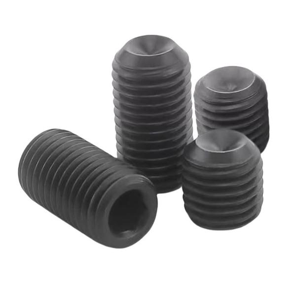 Polishing Metal Fasteners Metric Measurement System Din916 Hex Socket Set Screws