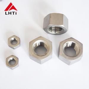Wholesale DIN934 GR2 Titanium hex Nuts M8 M10 M12 Titanium Hexagon Head nuts Industrial Fittings from china suppliers