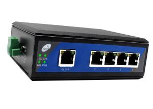 Wholesale Industrial 4 Port POE Switch With 1 10/100/1000Mbps Uplink Port from china suppliers