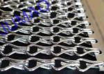 Silver Color Aluminum Metal Chain Link Curtains Durable For Ceiling / Wall