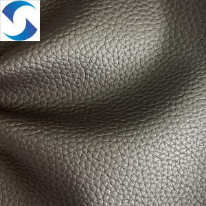 Wholesale Woven Backing Synthetic Leather Fabric for Shoes and Belt Decoration faux leather fabric PVC for leather bed fabric from china suppliers