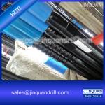 Thread extension steel bars for rock drilling