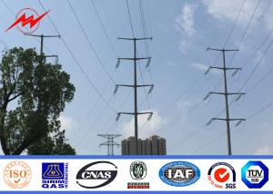 Wholesale Powder Coating Electrical Steel Transmission Line Poles 355 Mpa Yield Strength from china suppliers