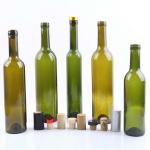 520ml Rectangular Clear Whiskey Vodka Tequila Glass Bottle for Transparent