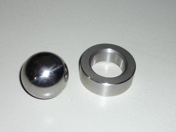 API 11AX VII-175 Tungsten Carbide Valve Ball And Valve Seat for Demanding