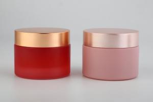 Wholesale 20g 30g 50g Blue Glass Cosmetic Cream Jars , Glass Jar Cosmetic Packaging Cream Bottles OEM from china suppliers