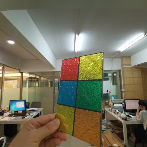 Ceramic Digital Printing Tempered Art Glass For Wall Decoration