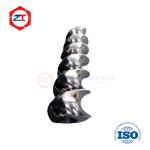 Self-Cleaning Twin Screw Threaded Sleeves 38CrMoAl Nitrided Steel Mirror