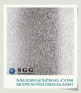 Wholesale clear frosted patterned glass 4mm from china suppliers