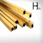 Rustproof CuZn39Pb3 Rectanglar Brass Rods For Interior Furniture