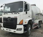 10m3 Used Concrete Mixer Truck , Ready Mix Concrete Vehicle With HINO 700