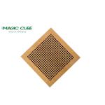 Black Fireproof Tissue Melamine Finish Wall Acoustic Panel for Steel Keel