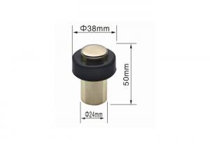 China Round Shape Magnetic Door Holder Black Nickle Finish High Strength Construction on sale