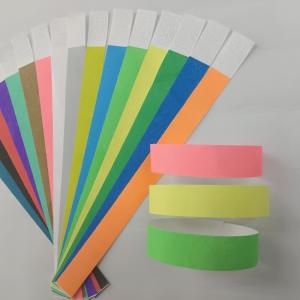 Wholesale Custom Festival Event Tyvek Paper Wristbands with Snap Closure from china suppliers