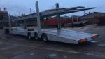 3 Axle Car Carrier Trailer Auto Truck Trailer with 12 Tires and Jost E100
