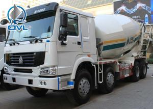 Wholesale 371HP 10cbm 8x4 Concrete Mixer Trucks with EURO2 Standard , Diesel Truck from china suppliers
