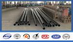 6m Single Arm Conical Shape electric light pole residential light steel poles