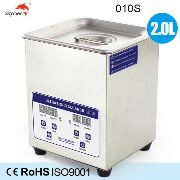 Durable Benchtop Ultrasonic Cleaner 2 Liter 60W For PCB Removing Rosin / Welding