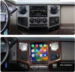 Viknav Car Radio For Ford F250 F350 (2008-2010) 12.1 inch Android Auto