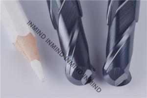 Wholesale SK30 Solid Carbide Ball Nose End Mill / Ball Nose Cutters Long Shank Type from china suppliers