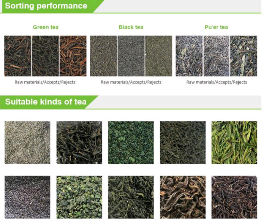 Tea Optical Sorting Machine For Tea Processing Tea Color Sorter