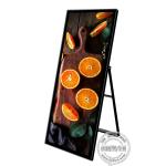 4K Edgeless Slant Floor Standing Digital Signage Kiosk