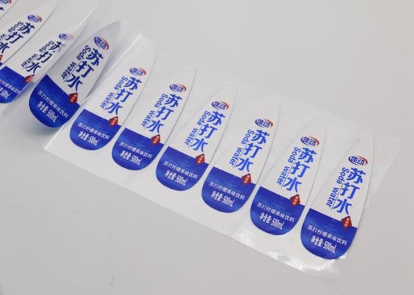 Custom Product Label Stickers , Transparent PVC Self Adhesive Vinyl Product