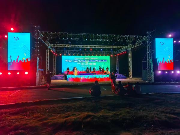 Iron Cabinet Advertising LED Screen, Full-Color Outdoor LED Display Rental,