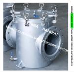 316L STRAIGHT THROUGH SEAWATER FILTER - STAINLESS STEEL 316L SUCTION COARSE FOR