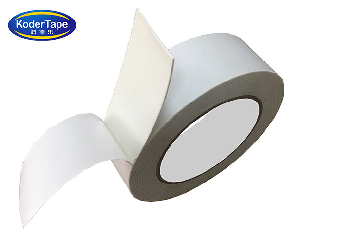 1.5MM White EVA Foam Double Sided Adhesive Tape In Solvent Glue White Bisilicon Paper
