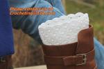 Boot Cuffs Crochet Boot Toppers Womens Boot Socks Crochet Wool Ankle Warmers