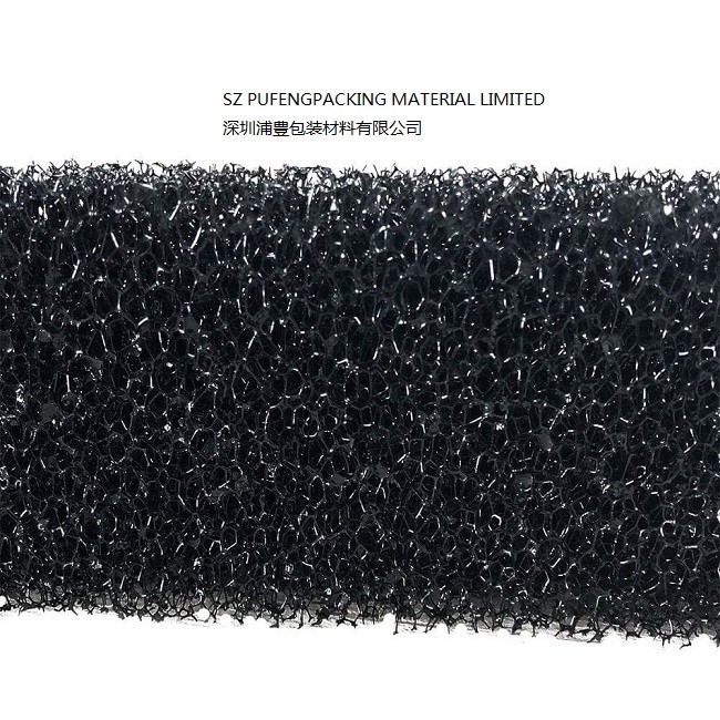 3-40mm 60PPI Air Compressor Black Foam Filter sponge air filter material