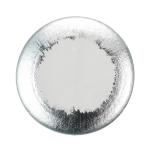 24cm Artistical Glass Plates And Bowls , Clear Charger Plates Elegant Classic