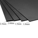 Industrial ​Scientific 100% 3K Laminate Carbon Fiber Sheet 300 X 200 X 2mm