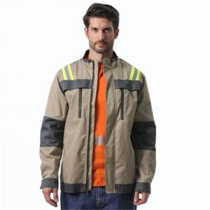 Wholesale 260gsm Fire Resistant Jackets 3M Reflective Taped EN11612 from china suppliers