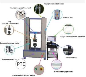 Wholesale 10/20/30/50 10KN/20KN/30KN/50KN Computer Control Electronic Universal Testing Machine from china suppliers