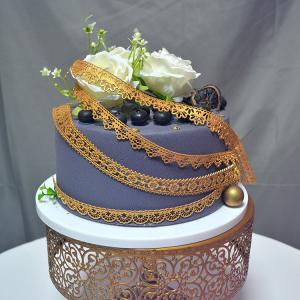 Wholesale OEM / ODM Silicone Cute Cake Lace Mat , Silicone Lace Mats For Cake from china suppliers