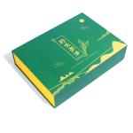 Green Magnetic Gift Packaging Box Made For Tea Products With Custom Design Near