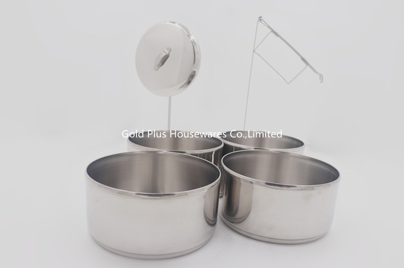 18cm 2-5 Layers food container with dividers high quality stainless steel lunch box tiffin carrier