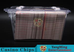 Wholesale Anti - Theft Transparent 8 Decks Poker Discard Holder For Card Entertainment from china suppliers