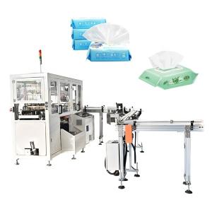 Wholesale Good price PLC control facial tissue paper packaging machine wet tissue packaging machine from china suppliers