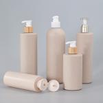 Biodegradable Wheat Straw Body Lotion Shower Gel Shampoo Bottle for Cosmetic
