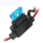 32V In Line Auto Car Fuse Holder 24 AWG To 12 AWG