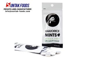 Wholesale 18.2g Liquorice Flavor Sugar Free Mint Candy With Natural Color For Kids from china suppliers