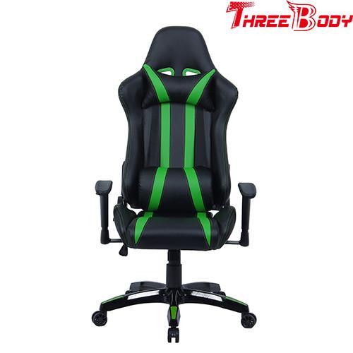 Commercial Seat Gaming Chair With Adjustable Neckrest And Lumbar Support