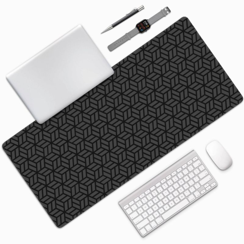 Basic Gaming Mouse Pad Natural Rubber Fabric Custom 400x900 Abstract Texture Mat